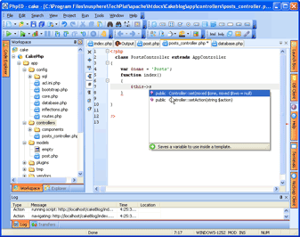 CakePHP PHP Code Completion