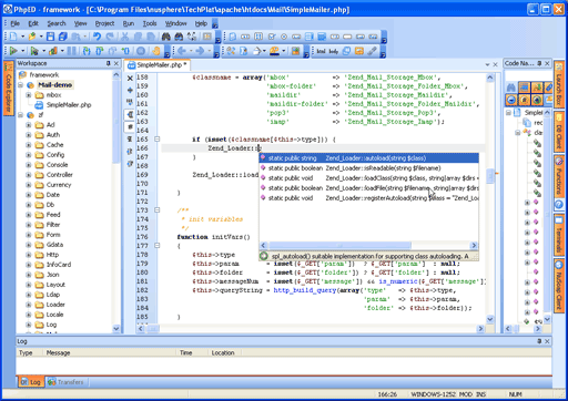 Zend Framework Editor